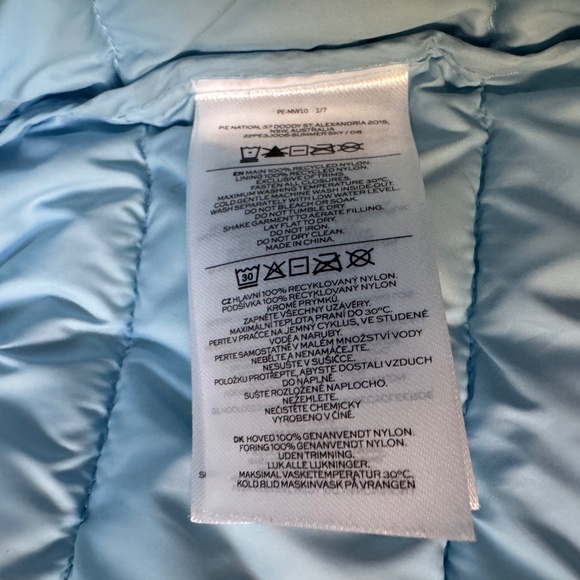 P.E NATION EXPEDITION Cropped Puffer Jacket in summer sky Blue S - Picture 8 of 10